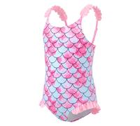 JiAmy Baby One Piece Swimsuit Ruffle Mermaid 100,Pink-Mermaid
