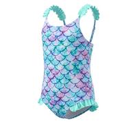 JiAmy Baby One Piece Swimsuit Ruffle Mermaid 90,Green-Mermaid