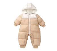 JiAmy Baby Snowsuit, Toddler Winter Snow Suits Hooded Romper Baby Girls Boys Clothes Jumpsuit Romper for 12-18 Months