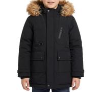 JiAmy Boys Winter Parka Coat Windproof and Warm for 5-12 Years | Durable Matte Shell, Detachable Faux Fur Hood, Multi-Pocket Design for 5-12 Years, Comfortable Fit, Boys Winter Coat