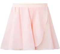 JiAmy Girls Ballet Skirt Chiffon Wrap Dancewear 150, Pink