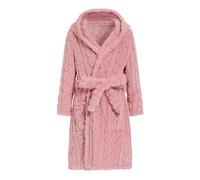 JiAmy Girls Dressing Gown Hooded Plush Robes Swim Changing Robe Poncho Towelling with Elastic Waistband and Pockets