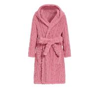 JiAmy Girls Dressing Gown Hooded Plush Robes Swim Changing Robe Poncho Towelling with Elastic Waistband and Pockets