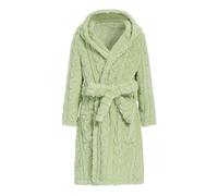 JiAmy Girls Hooded Bathrobe Fleece Plush Warm Bath Robe Dressing Gown Long Robe Kids Soft Fluffy Sleepwear