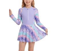 JiAmy Girls one Piece Swimsuit with Shorts