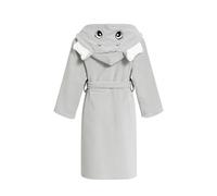 JiAmy Kids Cotton Dressing Gown Animal Hood Towelling Bathrobe with Adjustable Belt & Pockets for Boys Girls 1-8 Years