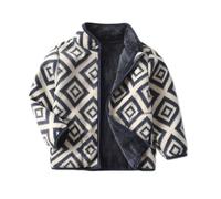 JiAmy Kids Fleece Jacket Full-up Zipper for 3-4 Years