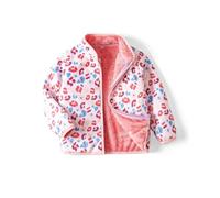 JiAmy Kids Fleece Jacket Full-up Zipper for 4-5 Years