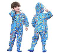 JiAmy Kids Waterproof Suit with Cute Patterns for 1-3 Years