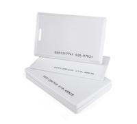 JIAN BOLAND 8Pcs RFID Proximity Smart ID Card for Access Control System & Time Attandance EM4100 TK4100 Card-Read only with Slot Hole
