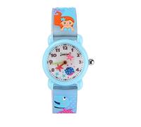 JIAN YA NA Girls Lovely Cartoon Children Watch,Silicone Strap Digital Round Quartz Wristwatches