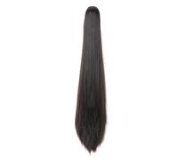 JIANBOHAIRS 20 Inch Claw Ponytail Extensions,Long Straight Ponytails for Women,Synthetic Clip in Hairpieces Hair Pony Tails Extension Daily Wear(4A)