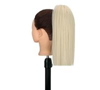 JIANBOHAIRS 24" Short Claw Clip in Ponytail Hair Extensions,Hairs Natural Soft Synthetic Straight Pony Tail Pieces for Women Daily Wear(60)
