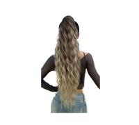 JIANBOHAIRS 26 Inch Ponytail Extensions, Long Wavy Drawstring Pony Tail For Women Synthetic Ponytail Hairpiece For Daily Use Daily Wear(4-86)