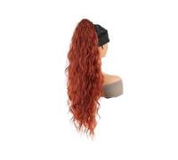 JIANBOHAIRS 26 Inch Ponytail Extensions, Long Wavy Drawstring Pony Tail For Women Synthetic Ponytail Hairpiece For Daily Use Daily Wear(T13)