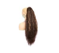 JIANBOHAIRS 30 Inch Drawstring Ponytail for Women Long Curly Ponytails Synthetic Hairpieces for Daily Use Daily Wear(10BH26)