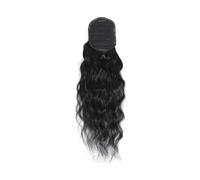 JIANBOHAIRS 8-26Inch 180 Density 100g/Set Body Wave Drawstring Ponytail Brazilian Remy Clip In Human Hair Extension For Women Daily Wear(24inch)