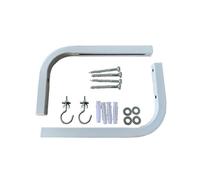 JIANBOHAIRS 90 Degrees Projector Screen Wall Mount L-Brackets Projection Bracket Adjustable Mount For HD Projector Screens Projector Mount Stand