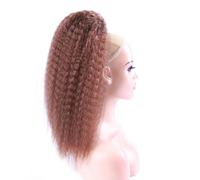JIANBOHAIRS Afro Kinky Curl Drawstring Ponytail,Low Temperature Fiber Deep Curly Fluffy Draw String Ponytails for Daily Use Daily Wear(30,12inch)