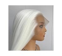 JIANBOHAIRS Ancient Costume Wig for Women, Long Straight Lace Front Cosplay Wigs 150 Density for Thinning Hair(White,24 inch)