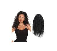 JIANBOHAIRS Brazilian Hair Curly Ponytail Extensions Human Hair Clip in Drawstring Ponytai lPonytail 8-26 Inch Daily Wear(22inches)