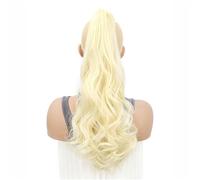 JIANBOHAIRS Hair Extensions Ponytail Extension Claw Clip Wavy 20" Long Synthetic Pony Tail For Adults Women Curly Ponytails Fluffy Clips In Hairpieces Daily Use Daily Wear(613)