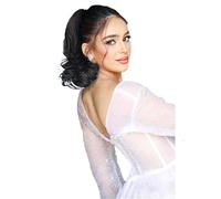 JIANBOHAIRS Ponytail Extension,10" Short Curly Wavy Claw Clip Synthetic Pony tails Hair Extensions,Hairpieces for Women Daily Wear(2)