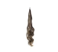 JIANBOHAIRS Ponytail Extension, Flexible Wrap Around Ponytail Long Wavy Curly Ponytail Hair Extensions Natural Pony Tail Synthetic Hairpiece For Women 32 Inch Daily Wear(P4/27)