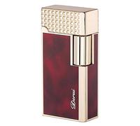JIANCHEN Classic Retro Kerosene Metal Exquisitely Carved Vintage Lighter, Side Slide Ignition Trench Lighter for Men, Dad, Husband Gift, Collect, Red