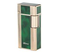 JIANCHEN Classic Retro Metal Lighter, Exquisitely Carved Vintage Side Slide Ignition Trench Lighter for Men, Dad, Husband Gift, Collect, Green