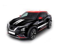 JiAnFacAI For Nissan Juke Nismo Sport F15 F16 Car Stickers,Body Decoration Sticker Graphic Sticker Vinyl Bumper Decal Car Door Side Stripe Skirt Sticker,B-White
