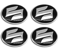 jianfengren 4Pcs Car Hub Centre Caps for Suzuki Ignis 58MM, Waterproof Wear-Resistant Wheels Center Caps Auto Logo Wheel Center Cover Auto Parts