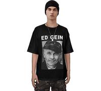 JIANG82LEI Ed Gein Men's Novelty Combed Cotton Short Sleeve T-Shirt (X-Large)