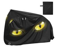 JiangGgen Bike Cover Waterproof Outdoor Storage,Cartoon Cat Eyes Bicycle Cover Rain Sun UV Wind Proof for Mountain Bike,Road Bike,Electric Bike