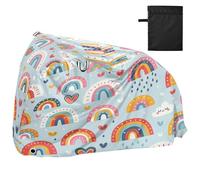 JiangGgen Bike Cover Waterproof Outdoor Storage,Cute Rainbows Bicycle Cover Rain Sun UV Wind Proof for Mountain Bike,Road Bike,Electric Bike
