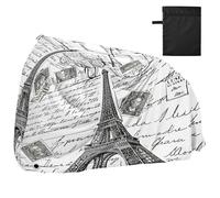 JiangGgen Bike Cover Waterproof Outdoor Storage,Eiffel Tower Bicycle Cover Rain Sun UV Wind Proof for Mountain Bike,Road Bike,Electric Bike