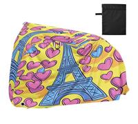 JiangGgen Bike Cover Waterproof Outdoor Storage,Eiffel Tower Bicycle Cover Rain Sun UV Wind Proof for Mountain Bike,Road Bike,Electric Bike