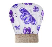 JiangGgen Cat Sleeping Bag for Indoor Cats,Blue Butterflies Cozy Soft Winter Cat Bed Comfortable Pet Snuggle Sack Warming Cave Bed for Cats and Small Dog