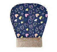 JiangGgen Cat Sleeping Bag for Indoor Cats,Hand Drawn Hearts Cozy Soft Winter Cat Bed Comfortable Pet Snuggle Sack Warming Cave Bed for Cats and Small Dog