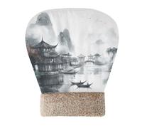 JiangGgen Cat Sleeping Bag for Indoor Cats,Ink Painting Cozy Soft Winter Cat Bed Comfortable Pet Snuggle Sack Warming Cave Bed for Cats and Small Dog