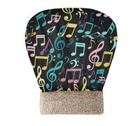 JiangGgen Cat Sleeping Bag for Indoor Cats,Musical Notes Pattern Cozy Soft Winter Cat Bed Comfortable Pet Snuggle Sack Warming Cave Bed for Cats and Small Dog