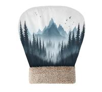 JiangGgen Cat Sleeping Bag for Indoor Cats,Nature Mountains and Forest Cozy Soft Winter Cat Bed Comfortable Pet Snuggle Sack Warming Cave Bed for Cats and Small Dog