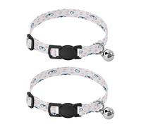 JiangGgen Cute Penguin Dog Collar and Cat Collar with Bell,Adjustable Buckle Soft Pets Collar for Small Medium Dogs & Cats