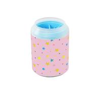 JiangGgen Dog Paw Cleaner Cup,Colored Star Pet Foot Cleaner with Detachable Brush Paw Washer for Small Medium Large Dogs and Cats