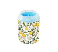 JiangGgen Dog Paw Cleaner Cup,Lemon Tree Pet Foot Cleaner with Detachable Brush Paw Washer for Small Medium Large Dogs and Cats