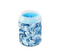 JiangGgen Dog Paw Cleaner Cup,Marble Texture Pet Foot Cleaner with Detachable Brush Paw Washer for Small Medium Large Dogs and Cats