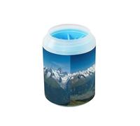 JiangGgen Dog Paw Cleaner Cup,Mountain Pet Foot Cleaner with Detachable Brush Paw Washer for Small Medium Large Dogs and Cats