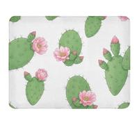 JiangGgen Flowering Cactus Kitchen Counter Dish Drying Mat 16" x 18"