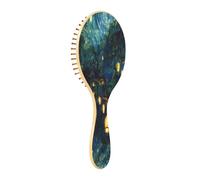 JiangGgen Lantern on The Tree Natural Wooden Rubber Hair Brush,Gentle Massage with Ergonomic Detangling Hair Brush for Thick Curly Thin Long Short Hair Makes Hair Smooth