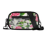 JiangGgen Paris Eiffel Tower Crossbody Bag,travel Purses Shoulder Handbags